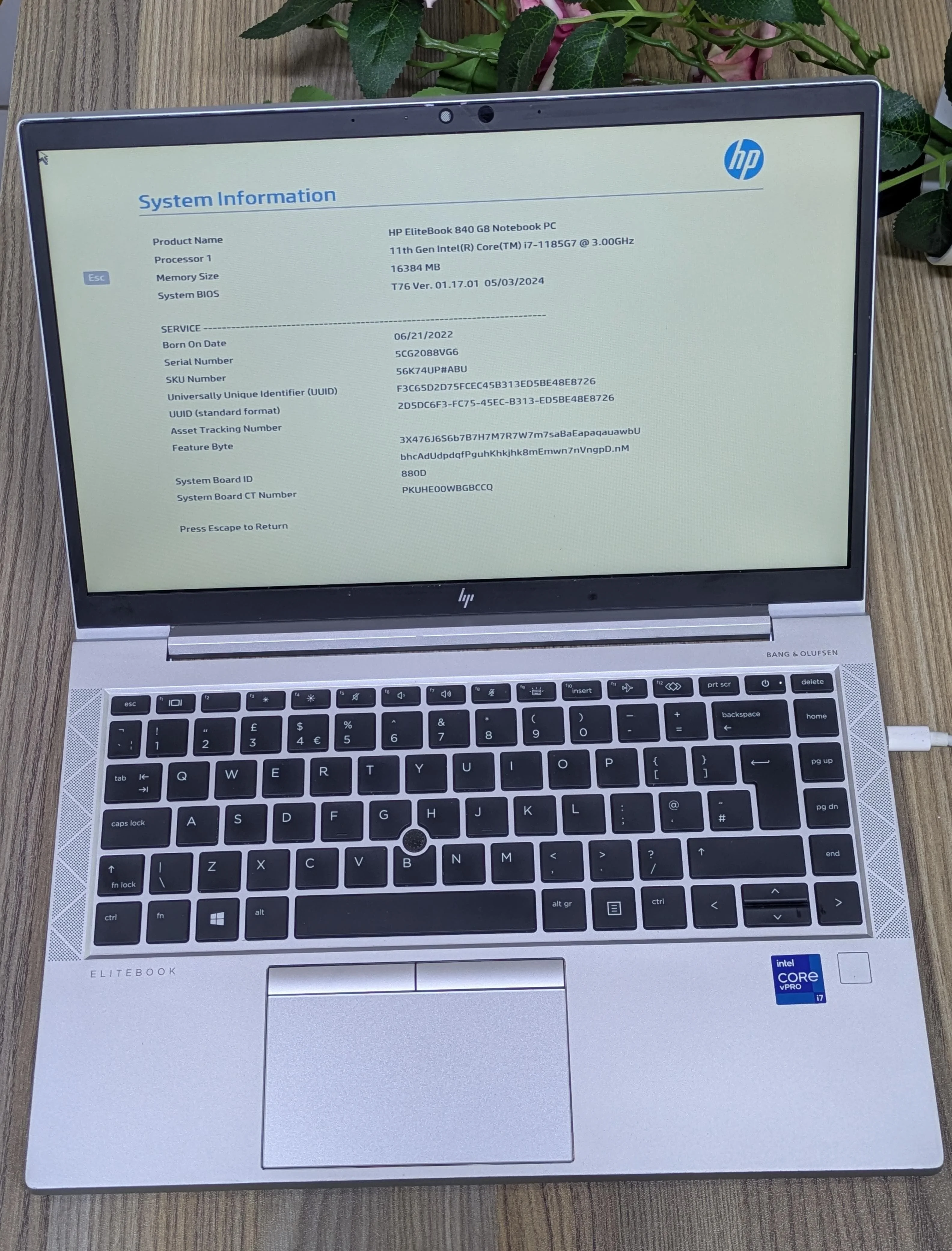 HP EliteBook 840 G8 | Intel Core i7 | 16GB | 256GB SSD